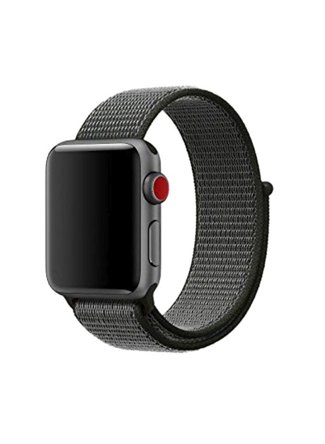 SBAQ - Replacement Band For Apple Watch Series 3/2/1 Black - Image 1