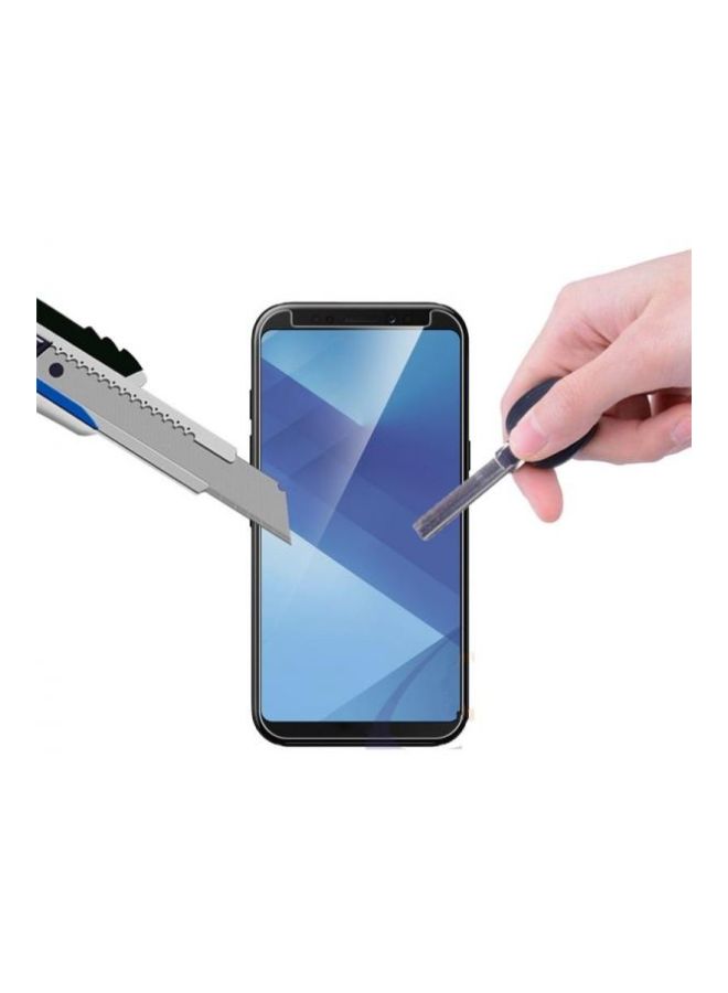 Muzz Tempered Glass Screen Protector For Samsung Galaxy A7 (2018) Clear - Image 3