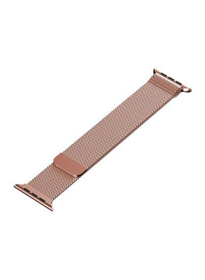 Generic - Milanese Loop Band For Smart Watch Gold - Image 1