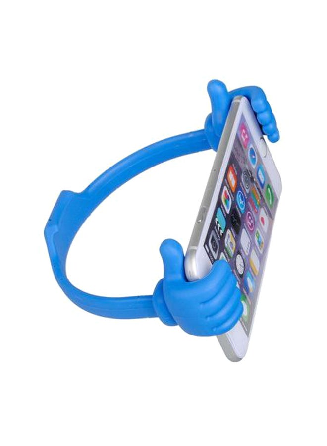 Thumb OK Mobile Phone Stand Blue