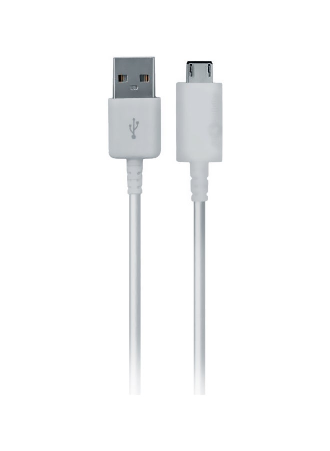 Micro USB Charging Cable White