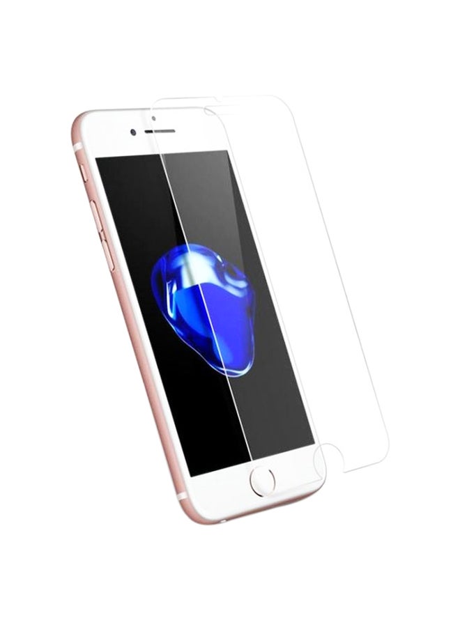 9 إتش لاصقة حماية من الزجاج المقوى لهاتف أبل آيفون 8 شفاف
