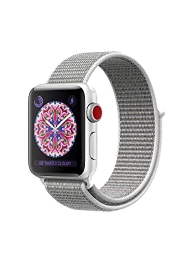 SBAQ - Replacement Band For Apple Watch 38mm Silver - Image 1