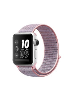 SBAQ Replacement Band For Apple Watch 38mm Grey/Pink 