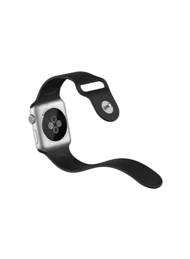 SBAQ Band For Apple Smart Watch 38 mm Black