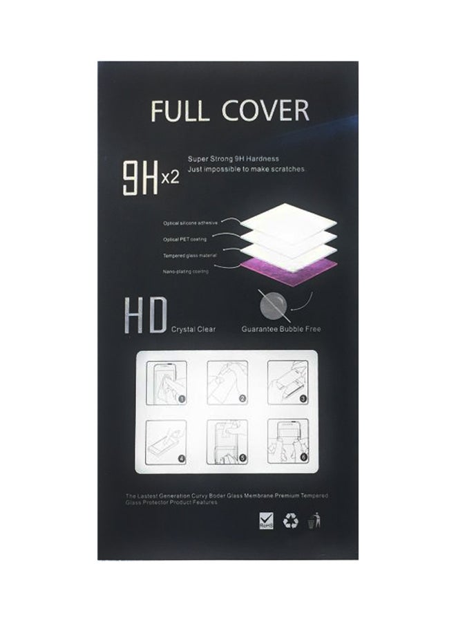 لاصقة حماية الشاشة من الزجاج المقوى لهاتف سامسونج جالاكسي نوت 8 شفاف