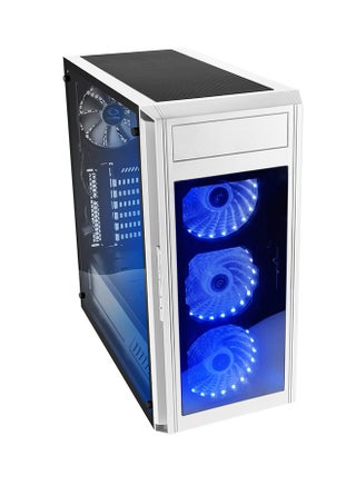 ATX Tempered  Mid Tower PC Case White - v1553608028/N22445040A_1