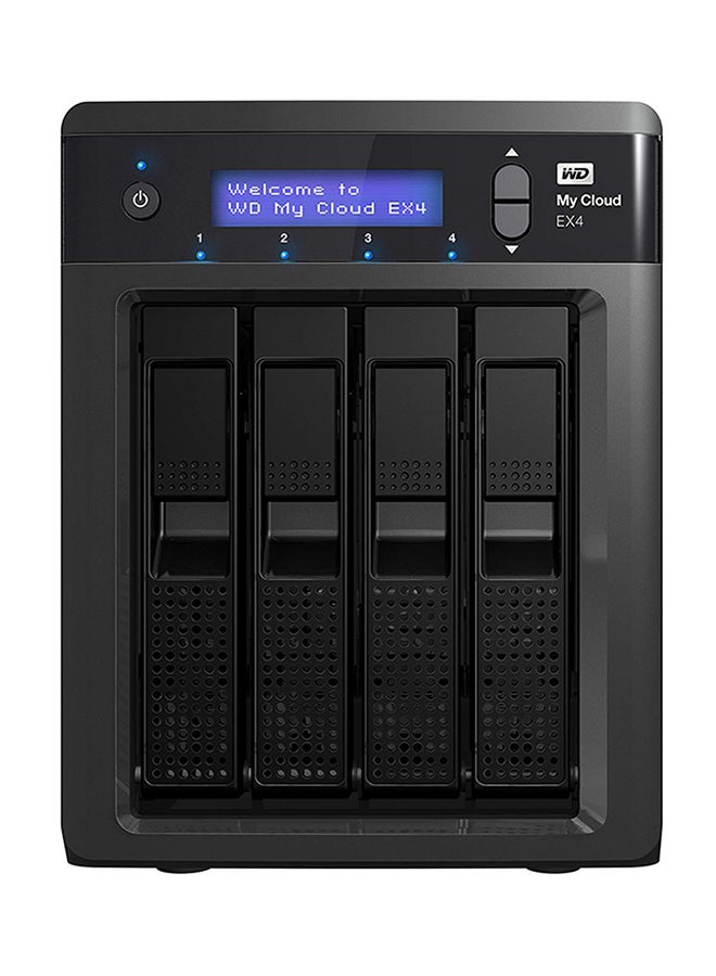 WD - My Cloud EX4 Diskless: High-performance NAS, Ultimate reliability Black - Image 1