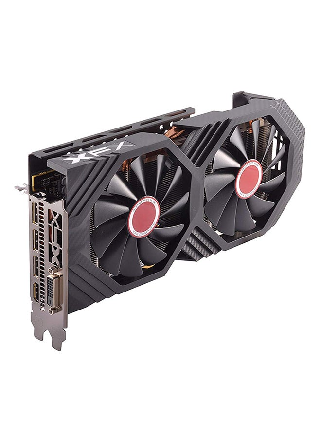 بطاقة رسوم متحركة من إكس إف إكس  RX 580 جي تي إس بلون أسود 8 جيجا 1425 ميجاهرتز 256 بت DirectX 12 GDDR5 | RX أسود