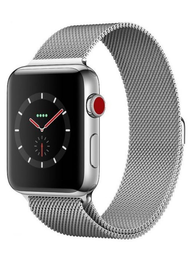 KAPAPI - Smartwatch Band For Apple Watch Series 3 Silver - Image 1