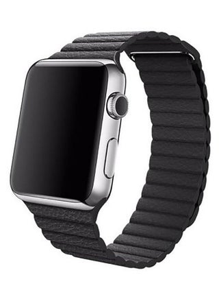 Smartwatch Band With Screen Protector For Apple Watch Series 3 42 mm Black - v1553616955/N22439917A_1