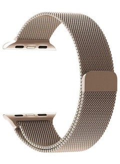 KAPAPI Stainless Steel Replacement Band For Apple Watch Series 1/2/3/4 40-42mm Gold  - Image 1