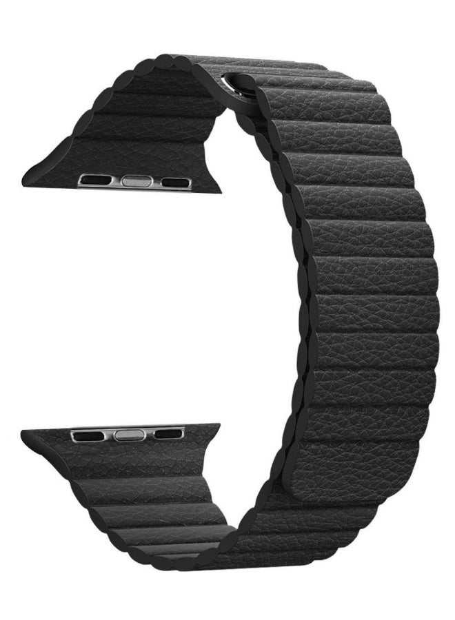 KAPAPI Smartwatch Band For Apple Watch Series 1/2 42 mm Black  - Image 1
