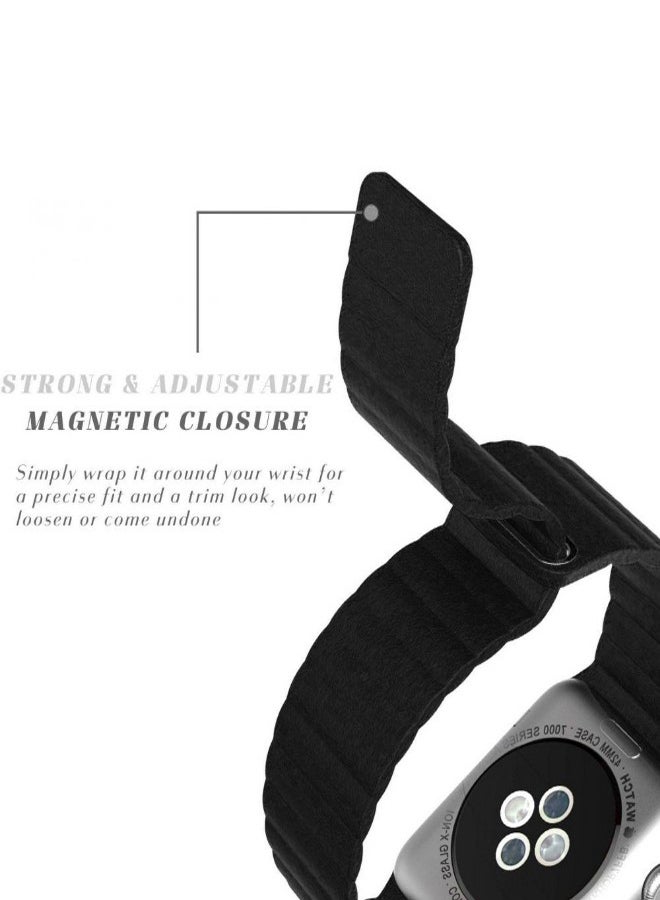 KAPAPI Smartwatch Band For Apple Watch Series 1/2 42 mm Black  - Image 3