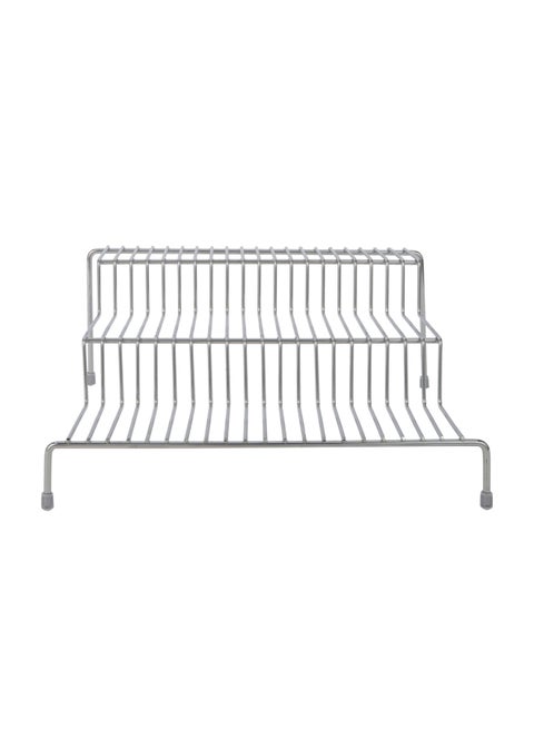 3-Shelf Rack Silver 25.4x10.8x24centimeter