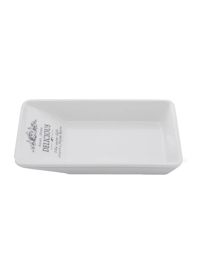 Home Box 1-Piece Sweet Home Salad Plate