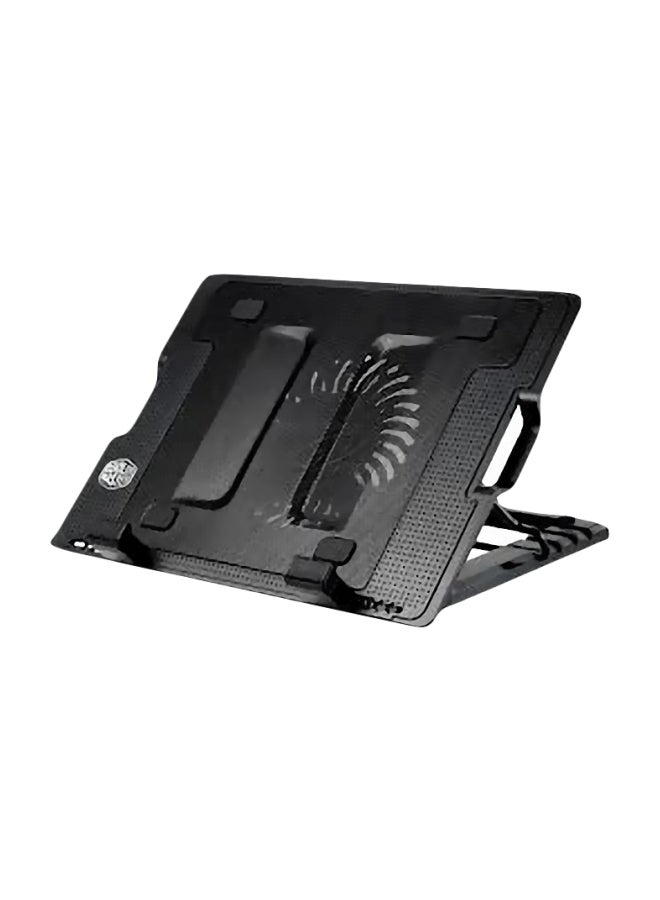USB Laptop Cooling Pad With Stand Black 