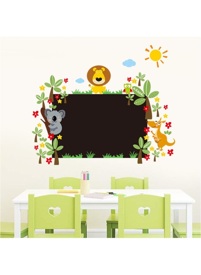 Animal Blackboard Wall Sticker Multicolour 60 x 90cm - Image 3
