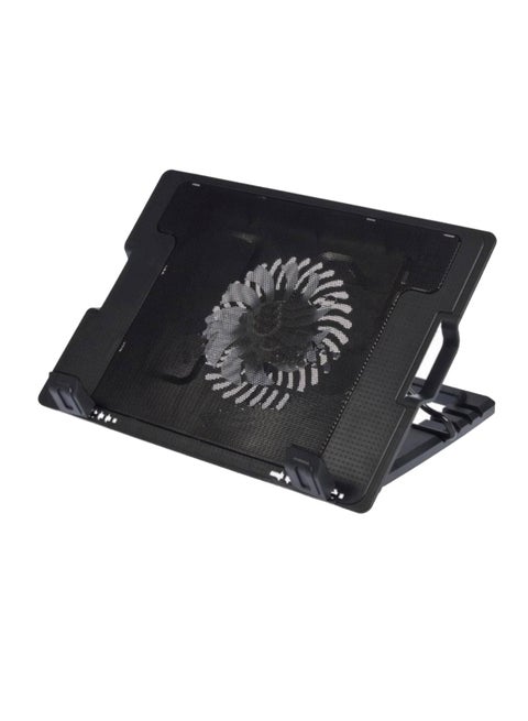 Laptop Cooling Pad With Stand Black