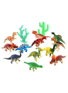 HAPTIME Dozen Small Assorted Dinosaur Figures Mini Plastic Dino Model Toy 2 inch  - Image 5