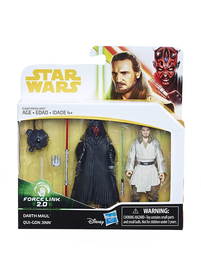 STAR WARS 2-Piece Force Link 2.0 Darth Maul and Qui-Gon Jinn - Image 2