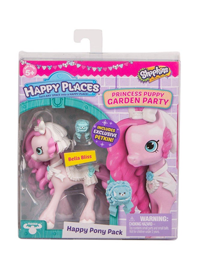 Shopkins Happy Places Lil Shoppie Pack Bella Bliss Princess Puppy Garden Party  - Image 1