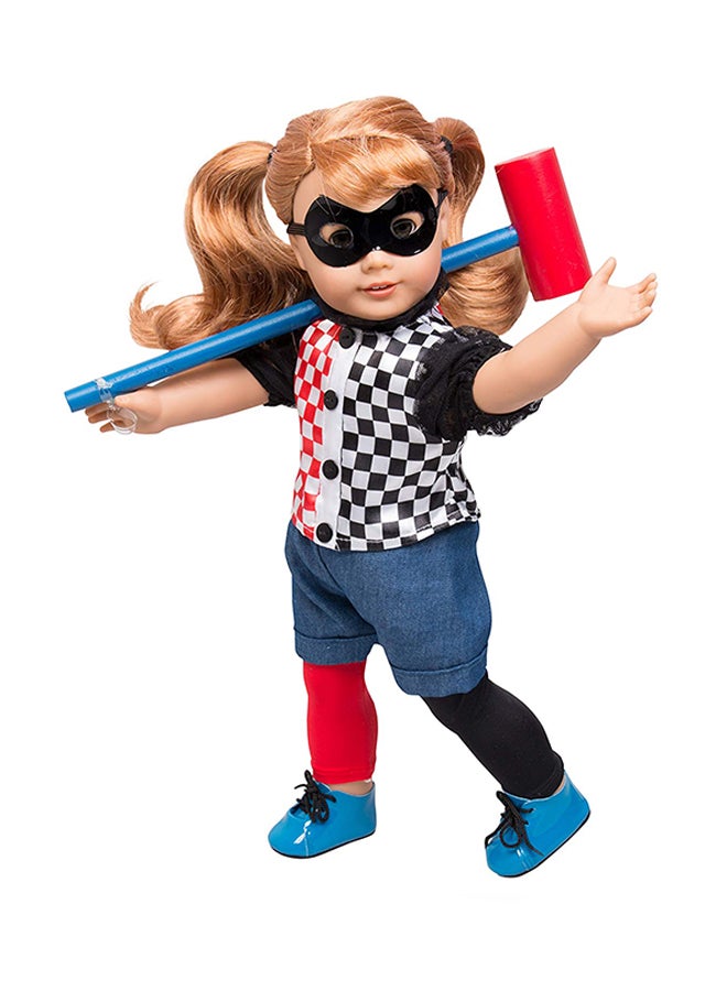 Dress Along Dolly 6-Piece Inspired Superhero Fashion Doll Outfit Set  - Image 1