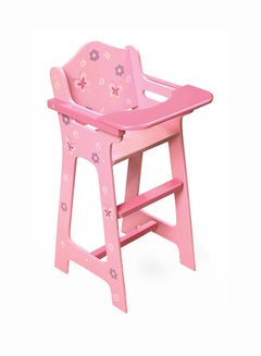 Badger Basket Blossoms and Butterflies Doll High Chair  - Image 1