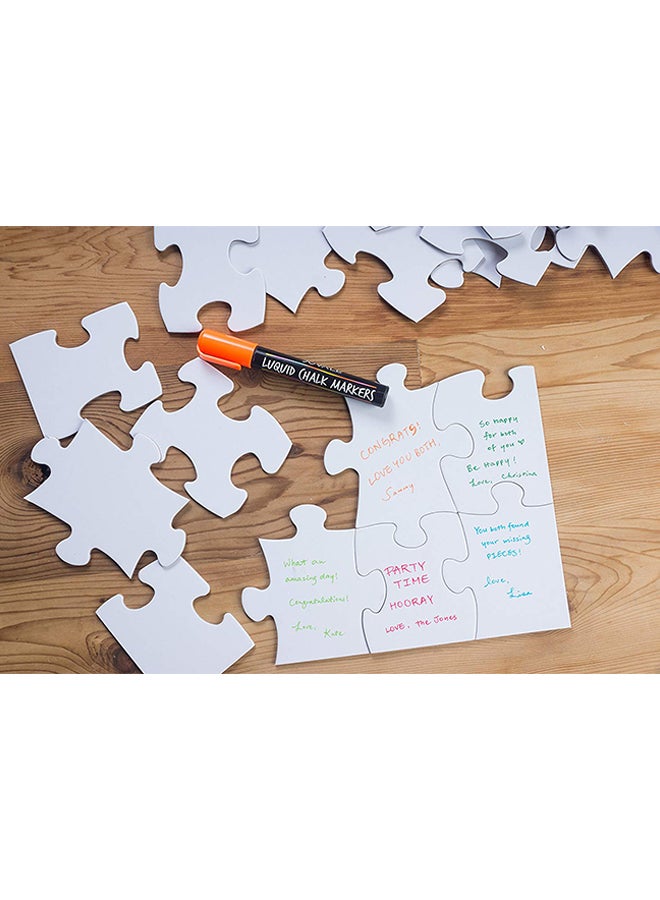 Juvale 100-Piece Blank Puzzle - Image 2