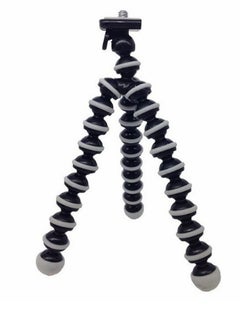 Generic Octopus Flexible Tripod Stand For Camera DV White/Black  - Image 1