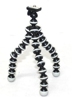 Generic Octopus Flexible Tripod Stand For Camera DV White/Black  - Image 2