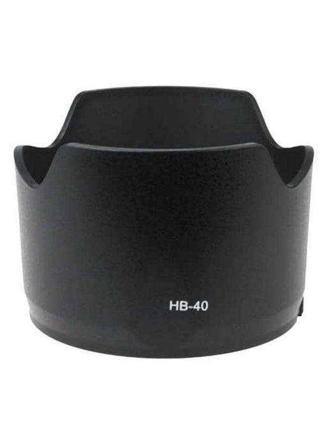 HB-40 Bayonet Lens Hood Black