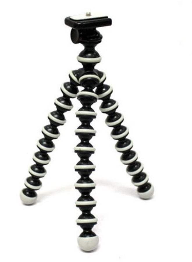 Large Octopus Flexible Tripod Stand White/Black - Image 1