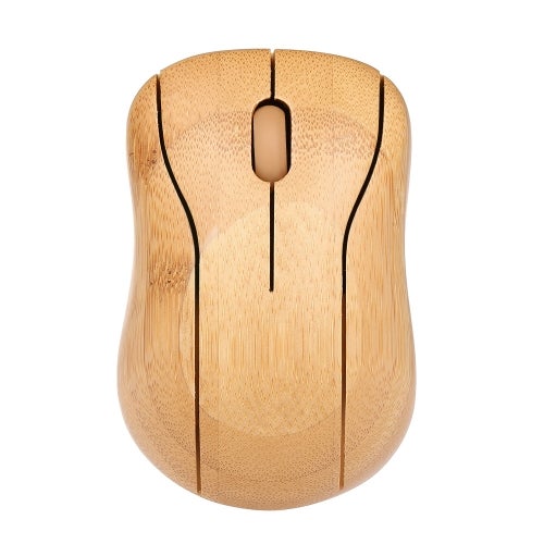 2.4G Wireless Optical Mouse Yellow - Image 1