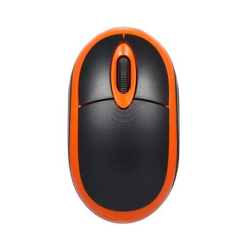 2.4G Wireless Optical Mouse Black/Orange - Image 1