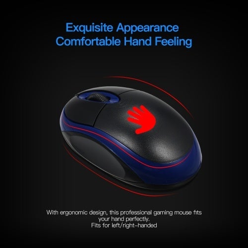2.4G Wireless Optical Mouse Black/Orange - Image 2