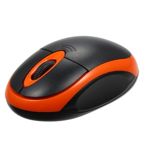 2.4G Wireless Optical Mouse Black/Orange - Image 3