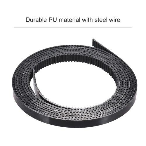 Timing Belt With Steel Wire For 3D Printer Black - Image 2