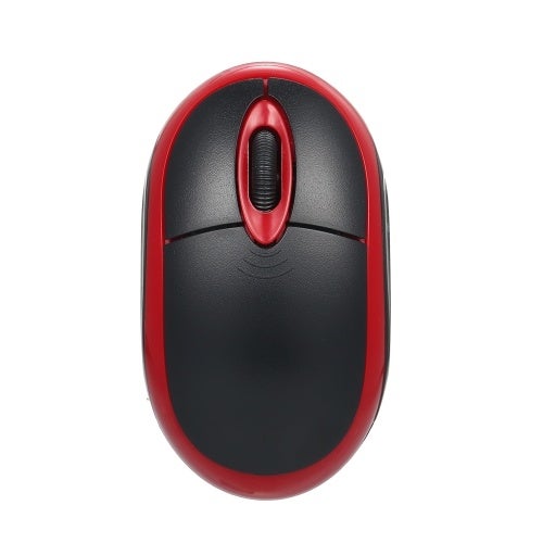2.4G Wireless Optical Mouse Black/Red - Image 1