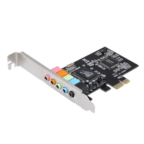 5.1 Stereo Surround Sound Card Black/Grey  - Image 1