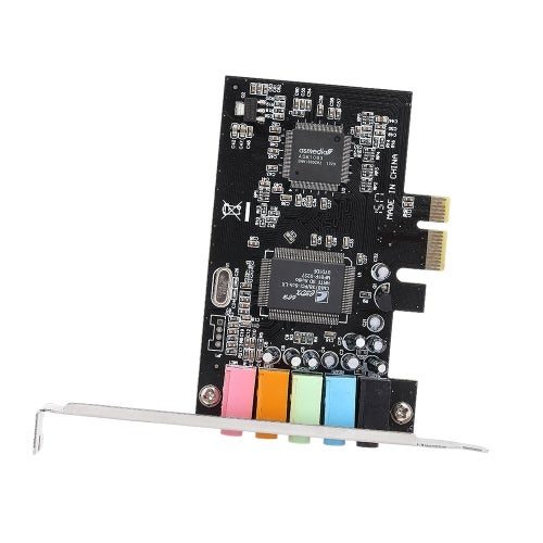 5.1 Stereo Surround Sound Card Black/Grey  - Image 3