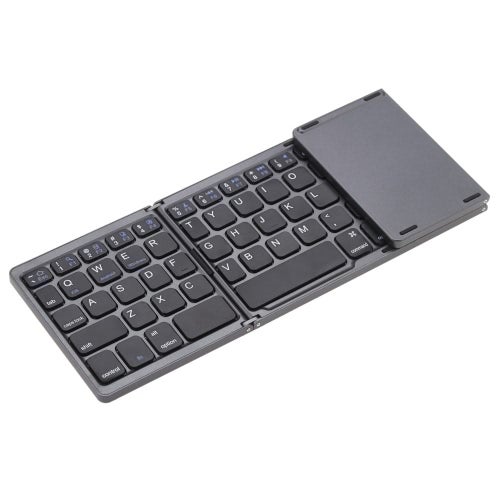 KKmoon - Wireless Bluetooth Keyboard With Touchpad Black - Image 1