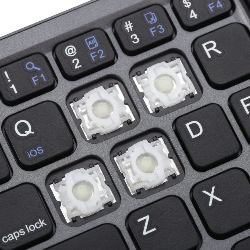 KKmoon - Wireless Bluetooth Keyboard With Touchpad Black - Image 1