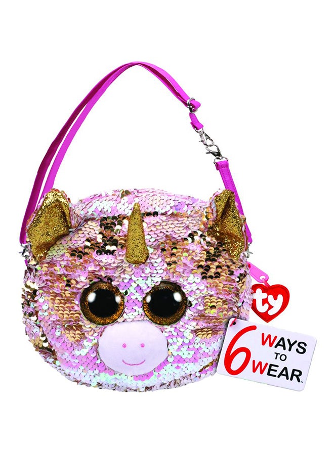 Ty Fashion Sequin Uncorn Fntsia Purse 