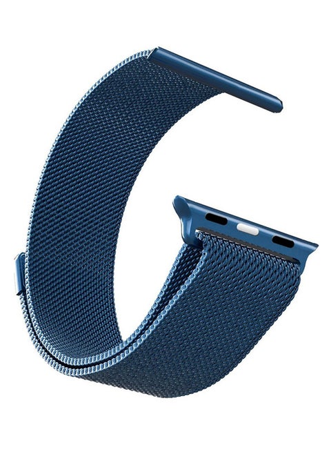 Milanese Loop Band For Smart Watch Blue