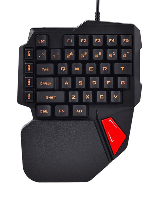 LED Backlit 38 Keys Gamer Keypad 
