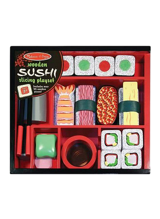 ميليسا آند دوج لعبة الطعام الخشبية ميليسا ودوغ تقطيع السوشي - Image 1