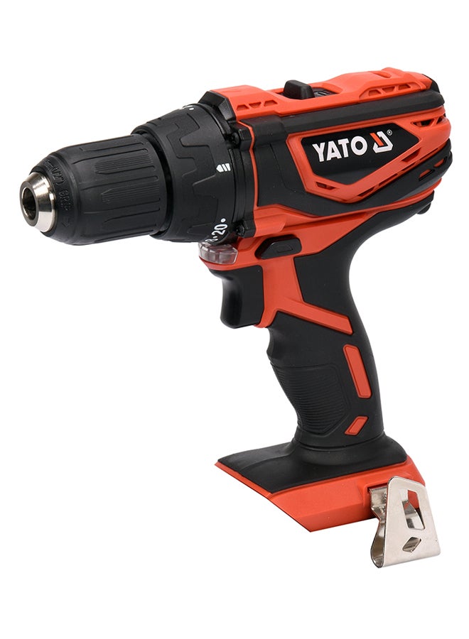 Yato Cordless Drill-Driver 13mm 18V (Mabuchi Motor) Tool Only Color BoxYT-82783 Black/Orange/Silver  - Image 1