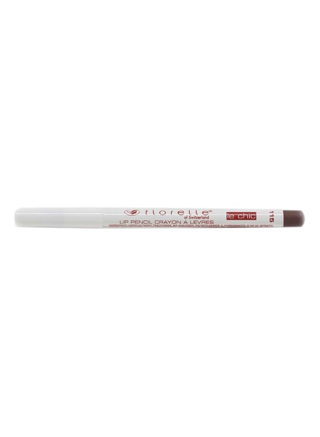 florelle Lip Pencil Le Chic N.115 Dark Brown 