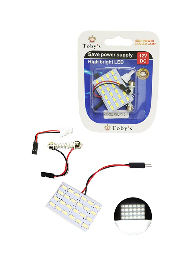 توبيز مصباح لسقف السيارة مكون من 12 مصباح Smd طراز 5630